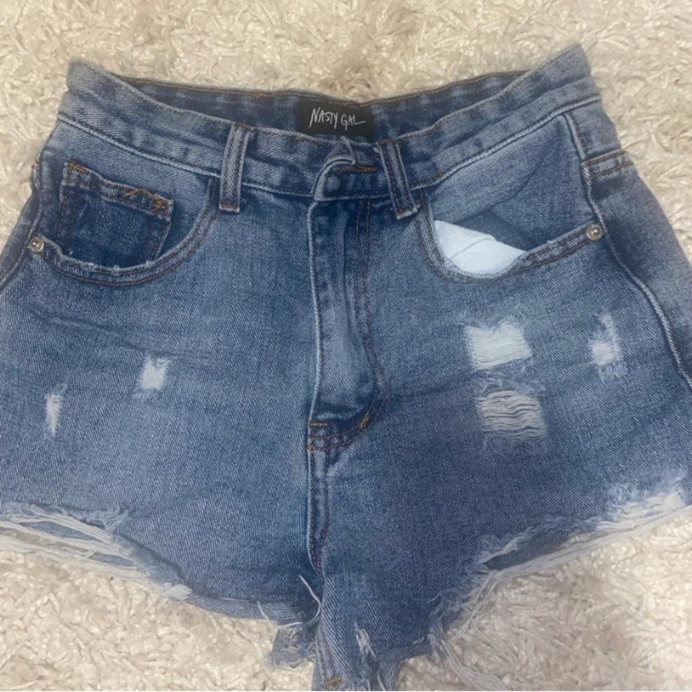Nasty Gal denim shorts